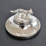 Silver Fox Paperweight
