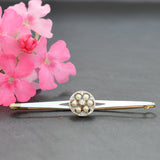 Pearl & Diamond Stock Pin