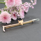 Crop & Fox Head Stock Pin