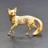 Fox Brooch