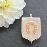 Silver Horse Shoe Locket