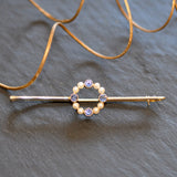 Pearl & Sapphire Stock Pin