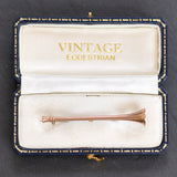 Rose Gold Hunting Horn Stock Pin