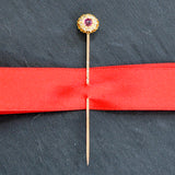 Ruby & Diamond Tie Pin