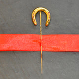 Ruby Set Horse Shoe Tie Pin