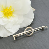 Silver Stirrup Stock Pin