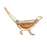 Gold Pheasant Brooch