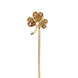 Gold Clover Tie Pin