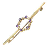 Pearl & Amethyst Stock Pin