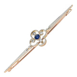 Sapphire & Diamond Stock Pin