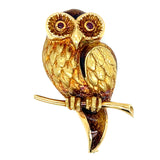 Owl Brooch