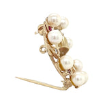 Pearl, Ruby & Diamond Stock Pin