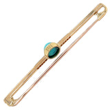 Turquoise & Diamond Stock Pin