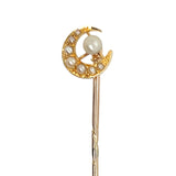 Pearl Crescent Tie Pin