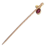 Garnet & Pearl Tie Pin