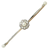 Diamond & Pearl Stock Pin