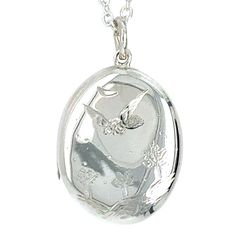 Silver 'Owl' Locket