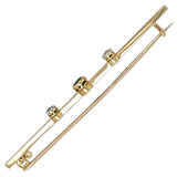 Sapphire & Diamond Stock Pin