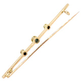 Sapphire & Diamond Stock Pin