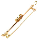 Sapphire & Diamond Stock Pin