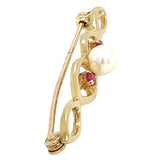 Pearl & Ruby Stock Pin