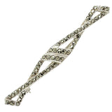 Silver Marcasite Stock Pin