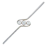 Diamond Stock Pin