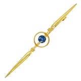 Sapphire Stock Pin