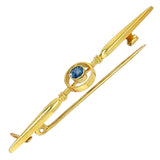 Sapphire Stock Pin