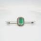 Marcasite & Chrysoprase Stock Pin
