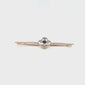 Sapphire & Diamond Stock Pin