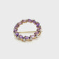 Amethyst & Diamond Stock Pin