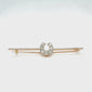 Diamond Horse Shoe Stock Pin