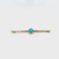 Turquoise & Diamond Stock Pin