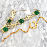 Gold Horse Link Bracelet