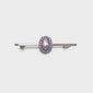 Amethyst & Marcasite Stock Pin