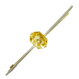 yellow sapphire stock pin