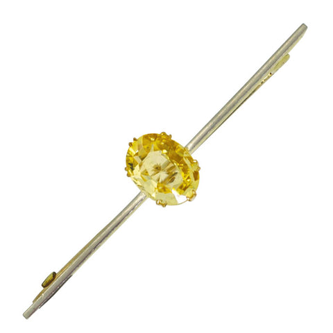 Yellow Sapphire Stock Pin