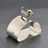 Silver Dog Napkin Ring