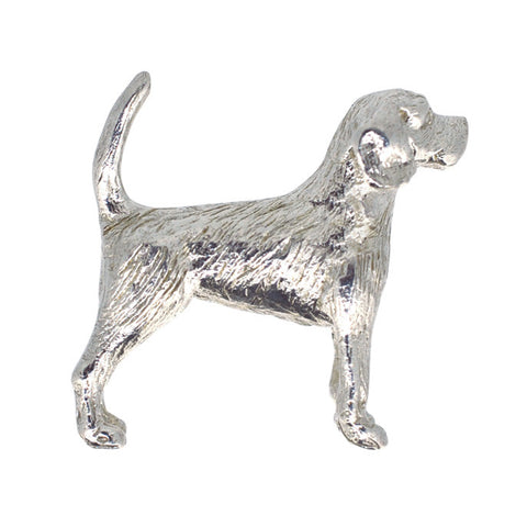 Silver Beagle Charm