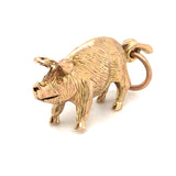 Gold Pig Charm