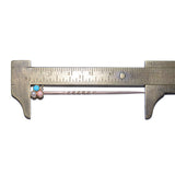 Coral, Turquoise & Pearl Stick Pin