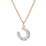 Diamond Horse Shoe Necklace