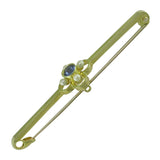 Pearl and Sapphire Vintage Stock Pin