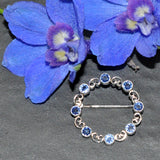 Sapphire Circle Stock Pin