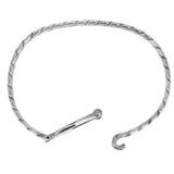 Silver Horse Shoe Bangle