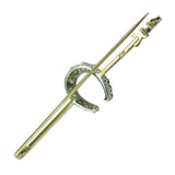 Vintage Diamond Horseshoe Stock Pin