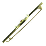 Pink Tourmaline and Diamond Vintage Stock Pin