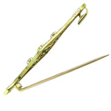 Sapphire & Diamond Stock Pin