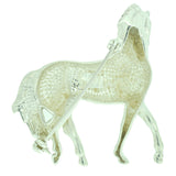 Silver Horse Brooch